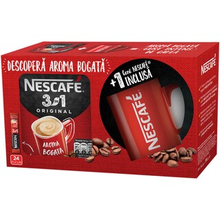Nescafe | Cana + cafea instant Original  24x16.5g