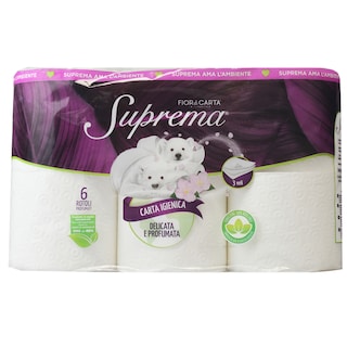 Suprema | Hartie igienica 3 straturi, 6 role