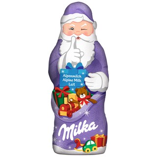 Milka | Figurina de ciocolata in forma de Mos Craciun 50g