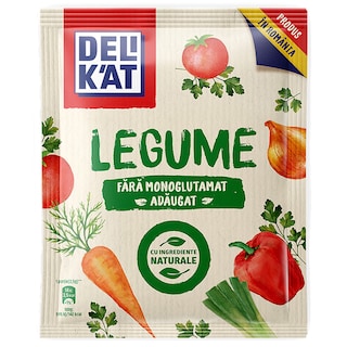 Delikat | Baza pentru mancaruri, de legume, fara monoglutamat adaugat 65g