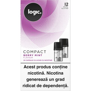 Logic | Capsule cu lichid cu nicotina Berry Mint