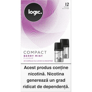 Logic | Capsule cu lichid cu nicotina Berry Mint