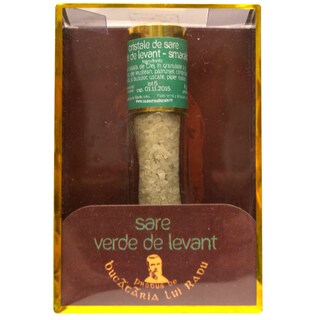 Bucataria lui Radu | Cartolina fiola cu sare verde de levantica 8g