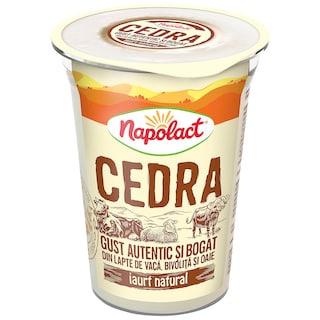 Napolact | Cedra | Iaurt din lapte de vaca,oaie si bivolita 7% grasime 140g