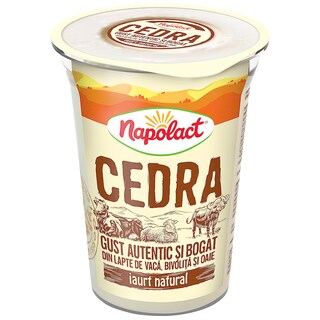Napolact | Cedra | Iaurt din lapte de vaca,oaie si bivolita 7% grasime 140g