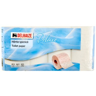 Delhaize | Hartie igienica 8 role 3 straturi