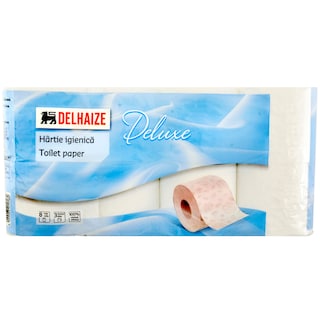 Delhaize | Hartie igienica 8 role 3 straturi
