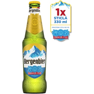 Bergenbier | Bere blonda pasteurizata 0.33L