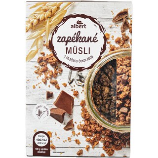 Albert | Musli cu ciocolata cu lapte 350g