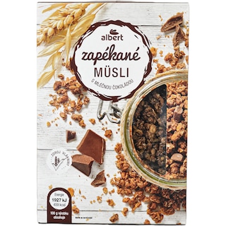 Albert | Musli cu ciocolata cu lapte 350g