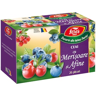 Fares | Ceai cu merisoare si afine 20x2g