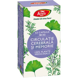 Fares | Circulatie cerebrala si memorie N132, 63 capsule