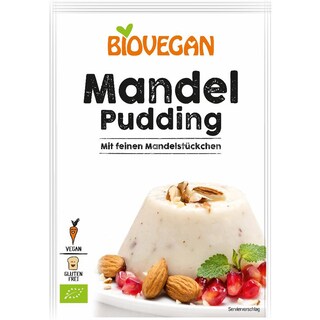 Biovegan | Pudra de budinca ecologica, cu migdale 49g