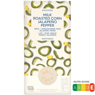 Delicata | Ciocolata cu lapte ,porumb si ardei 100g