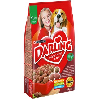 Purina | Darling | Hrana completa pentru caini adulti cu carne si gust delicios de legume 10kg