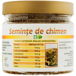 Managis | Condiment seminte de chimen bio 100g