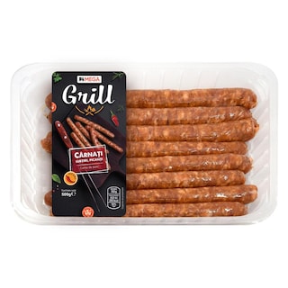Mega Grill | Carnati subtiri picanti 500g