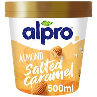Alpro | Inghetata pe baza de migdale si caramel cu sirop de caramel sarat 340g