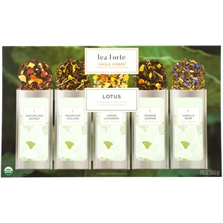 TeaForte | Single Steeps | Selectie frunze de ceai cu diverse arome Lotus 55g