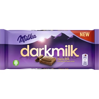 Milka | Dark Milk | Ciocolata cu lapte si continut ridicat de cacao 85g