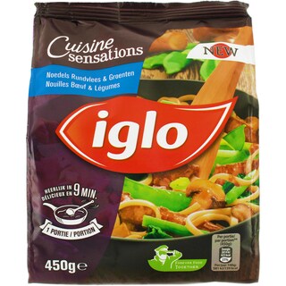 Iglo | Cuisine Sensation | Taitei cu vita si legume 450g