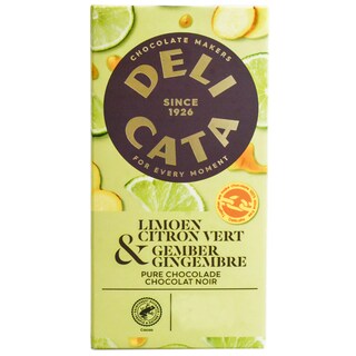 Delicata | Ciocolata cu ghimbir si lime 90g