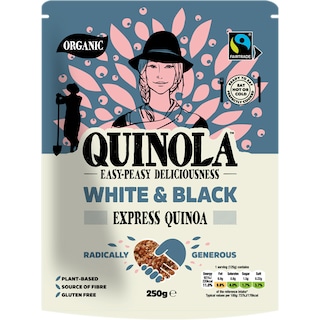 Quinola | Quinoa bio express alba si neagra 250g