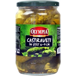 Olympia | Castraveti intregi 6-9cm in otet 680g