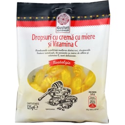 Dropsuri cu crema cu miere si vitamina C 125g
