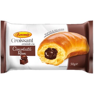 Boromir | Croissant cu crema cu ciocolata si rom 50g