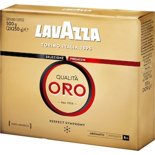 Lavazza | Cafea macinata Qualita Oro 2x250g