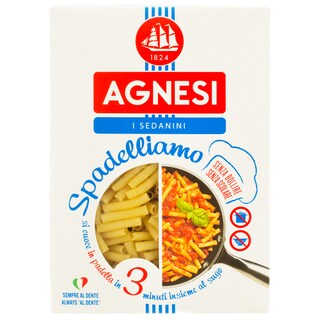 Agnesi | Spadelliamo | Paste Sedanini 400g