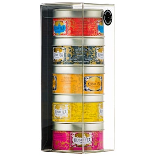 Kusmi | Pachet 5 ceaiuri: Ceaiul dimineatii, ceaiul de seara, Earl Grey, iasomie si Kashmir Tchai 5x25g