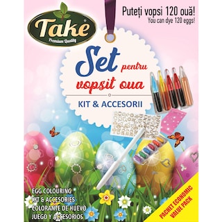 Take | Set pentru vopsit si decorat oua
