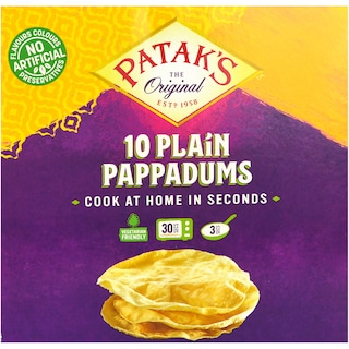 Patak's | Pappadums - paine traditional indiana 100g