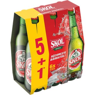 Skol | Bere blonda 5+1x0.33L
