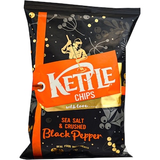 Kettle | Chipsuri cu sare de mare si piper 150g