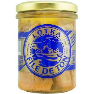 Lotka | Ton in ulei de floarea soarelui la borcan 200g