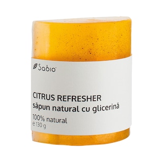 Sabio | Sapun Citrus refresher cu glicerina, natural 130g