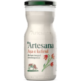 Artesana | Kefir din lapte de vaca min 3.5% grasime 350ml