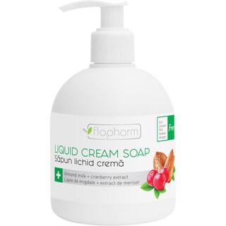 Flopharm | Sapun lichid cu lapte de migdale si merisoare 250ml