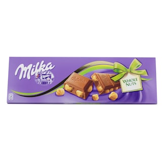 Milka | Ciocolata cu alune intregi 250g