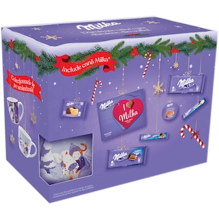 Milka | Mix de ciocolata cu lapte si cana ceramica 458g