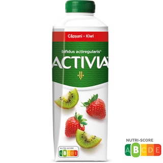 Activia | Iaurt de baut cu capsuni si kiwi 250g
