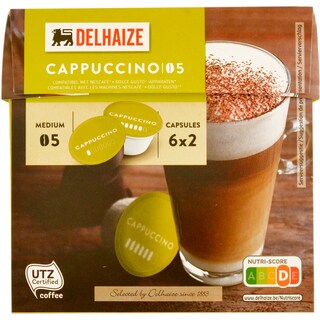 Delhaize | Cafea Cappuccino 05, 6x2 capsule