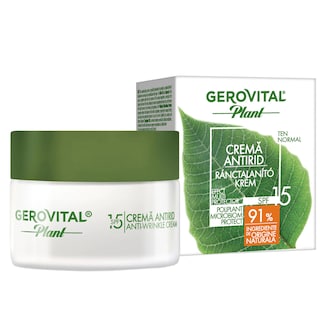 Gerovital | Plant | Crema antirid Microbiom Protect SPF 15 50ml