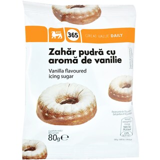 365 | Zahar pudra cu aroma de vanilie 80g