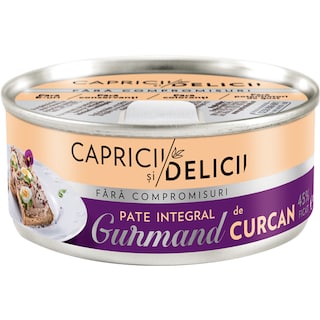 Capricii si Delicii | Pate integral de curcan 115g