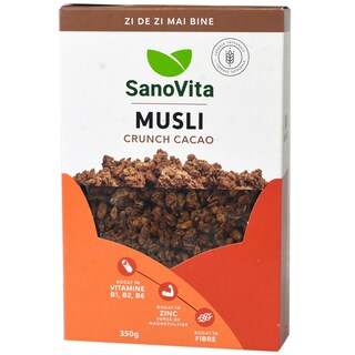 Sano Vita | Musli Crunch Cacao 350g