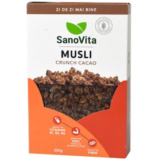Sano Vita | Musli Crunch Cacao 350g